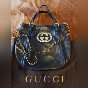 RARE Gucci GG Brit bag Authentic